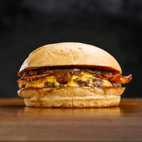 Hamburguesa simple bacon, Frany Burger
